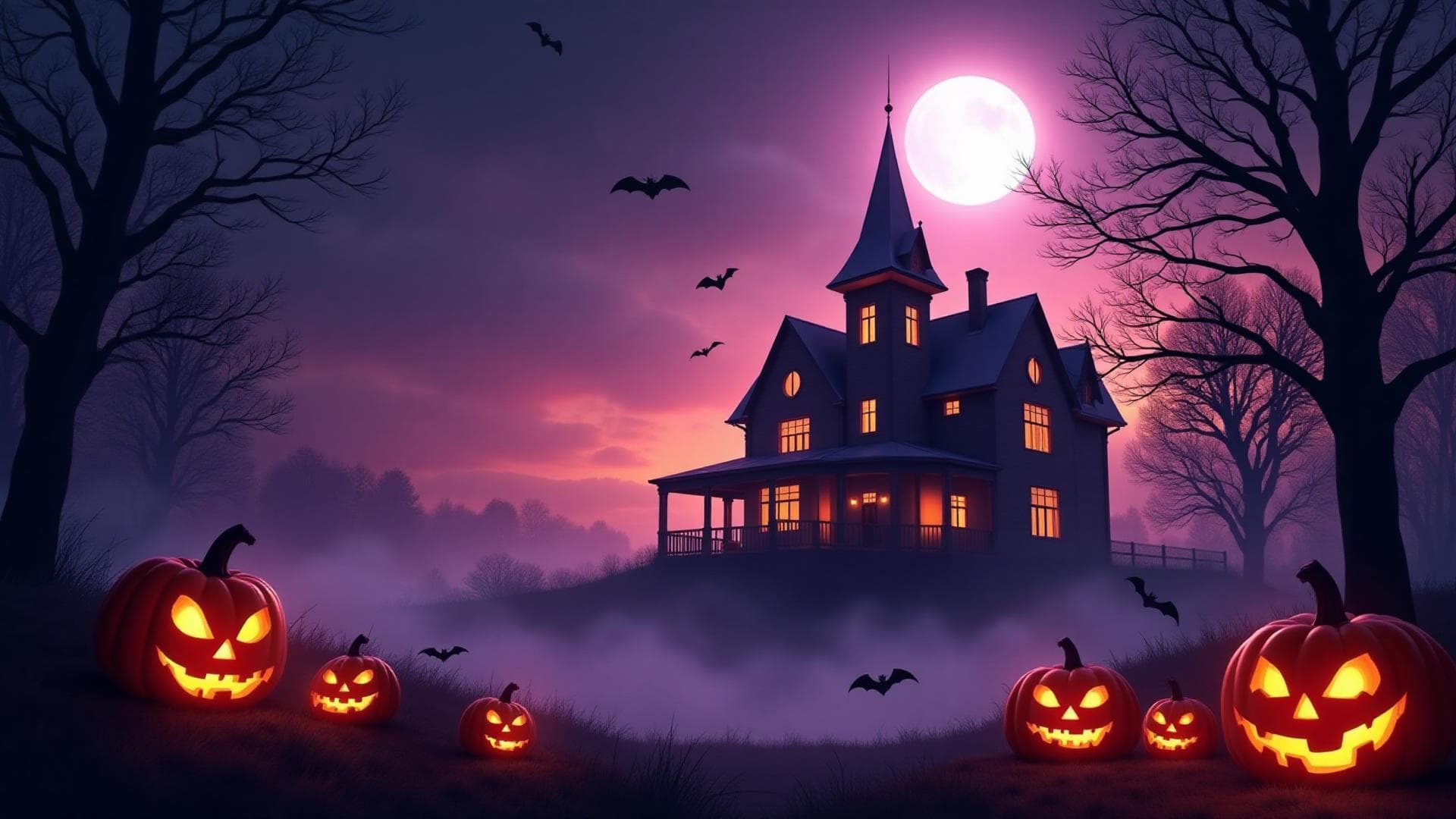Spooky Halloween background